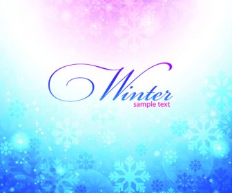2014 Winter Vector Background