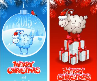 2015 Goats Christmas Banners Design