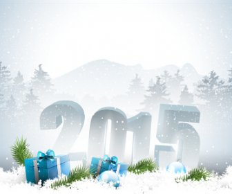 2015 Kış Noel Vektör Arka Planlar