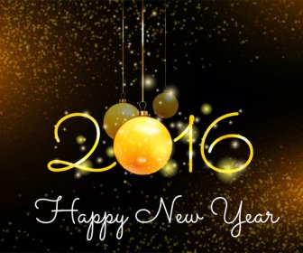 2016 Happy New Year Background