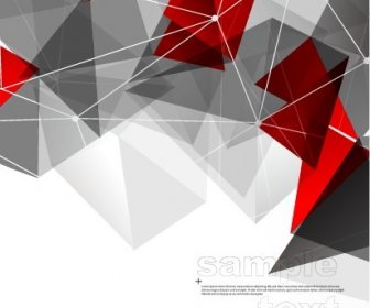 3D Geometrie Glänzend Hintergrundgrafik