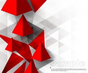 3D Geometrie Glänzend Hintergrundgrafik