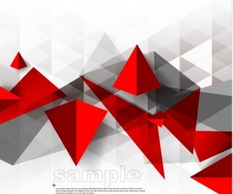 Geometria 3D Brillante Imagen De Fondo