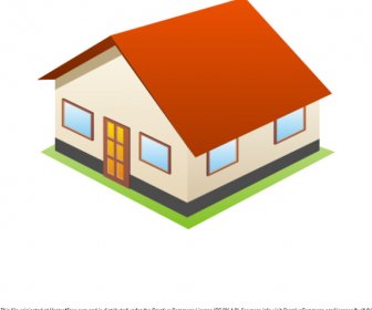 3D Haus-Symbol