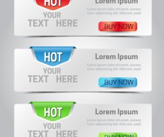 3d Sales Banner Template Sets With Button