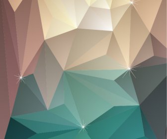 3D-Hintergrund Dreieck Geometrischen Vektoren