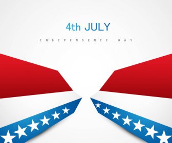 4 De Julio Diseño Del Día De La Independencia De Los Estados Unidos