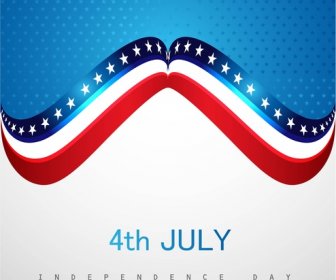 4 De Julio Vector Del Día De La Independencia De Estados Unidos