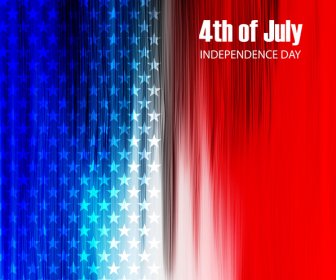 4th Of July United States Of America Beautiful Background Vector