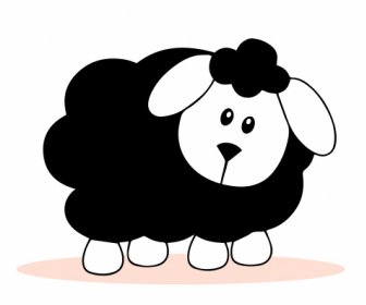 A Cute Black Sheep