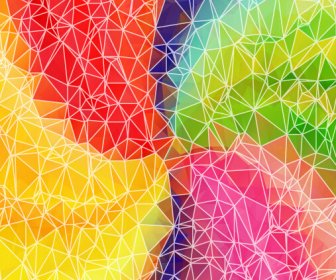 Abstract Artistic Effect Colorful Vector Background