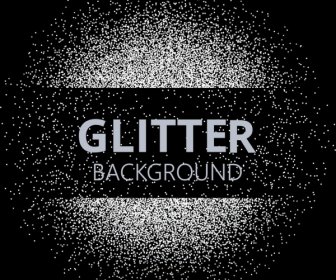 Abstract Background Black White Glittering Design Circle Layout