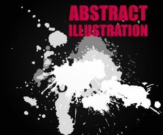 Abstract Background Black White Grunge Decor