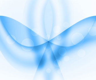 Zusammenfassung Hintergrund Blaue Welle Vektor