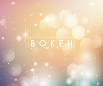 Abstract Background Bokeh Sparkling Light Decoration