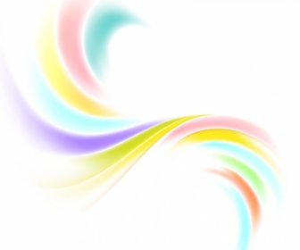 Abstract Background Colorful Twist Sketch Decoration