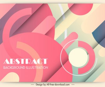 Abstract Background Colors Mixture Decor Flat Geometric Design