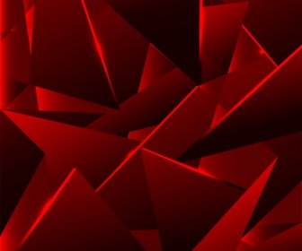 Sfondo Rosso Scuro 3d Decorazione Geometrica Astratta