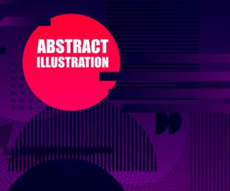 Abstract Background Dark Violet Decor Technology Design