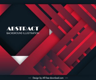 Abstract Background Elegant Red Black Layers Sketch