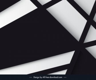 Abstract Background Modern Back White Geometric Decor