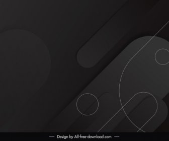 Abstract Background Template Dark Black Geometry Sketch