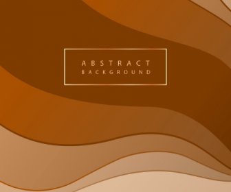 Abstract Background Template Modern Bright Curves Decor