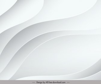Template Latar Belakang Abstrak Dekorasi Berputar-putar Putih Cerah Modern