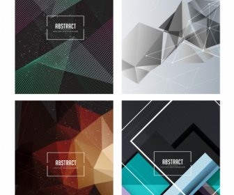 Abstract Background Templates Modern Geometric Decor