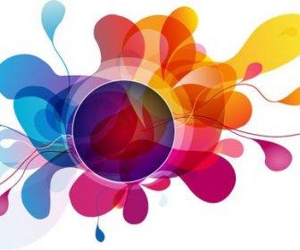 Abstract Background Vector Colorful