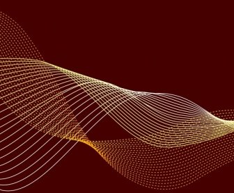 Abstract Background 3d Curved Lines Decoration
