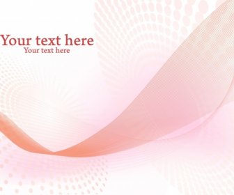 Abstract Background 3d Pink Curves Decor