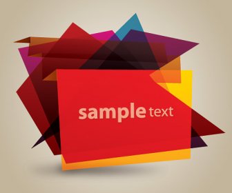 Abstract Banner Vector Graphic