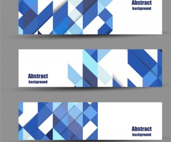Abstract Banners Design Sets