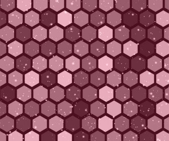 Abstract Bee Nest Hexagonal Background