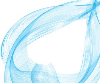 抽象的なブルー ビジネス ライン波ベクトル聖霊降臨祭の背景イラスト