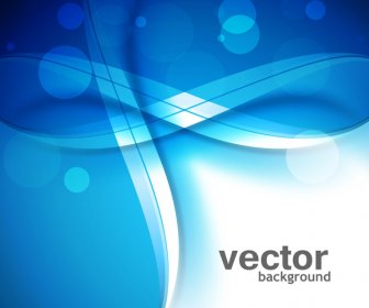 синий абстрактный бизнес технологии красочные волновой вектор