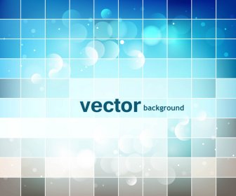 Abstrato Azul Colorido Mosaico Whit Fundo Vector Design