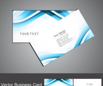 تعيين بطاقة الأعمال مجردة موجه ملونة زرقاء مكافحة ناقلات التوضيح