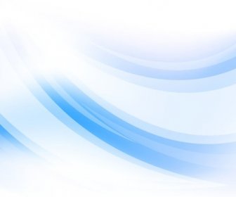 Abstract Blue Curve Vector Background