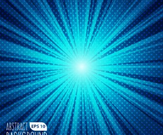 Abstract Blue Flare Background