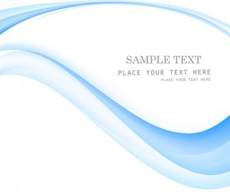 Abstract Blue Technology Stylish Colorful Wave Vector