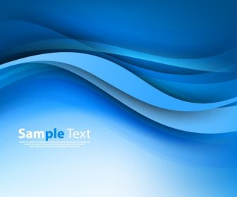 Abstract Blue Vector Background Illustration