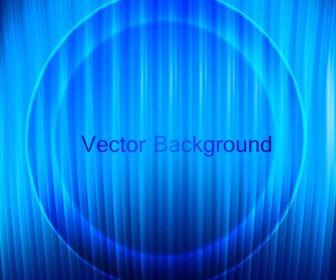 Vector Retro De Línea Colorida Azul Brillante Resumen Círculo
