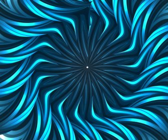 Abstract Bright Blue Colorful Vector Background