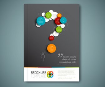 Abstract Brochure Cover Vecto Template