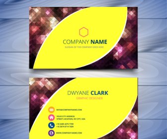 Abstract Business Card Design Templates