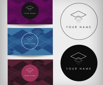Abstract Business Card Vector Design
