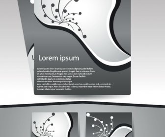 Abstract Business Flyer Cover Template Vector