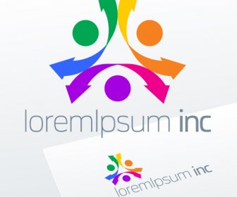 Abstract Business Logos Excellent Design Vector